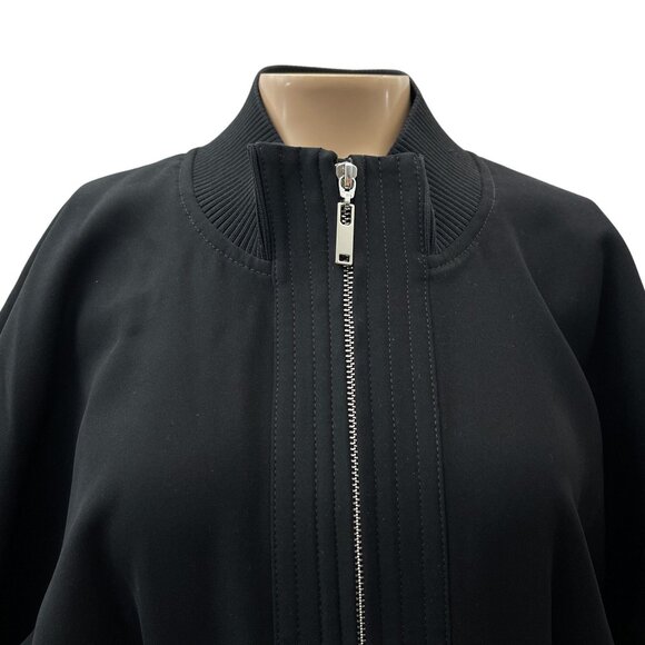 Louis Vuitton Uniforms Black No Sleeve Dolman Zip Front Jacket Womens 42/S NWT - Picture 10 of 10